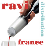 RAVI-France distribution - Ravi Instant Wine chiller for white, ros or red wine.